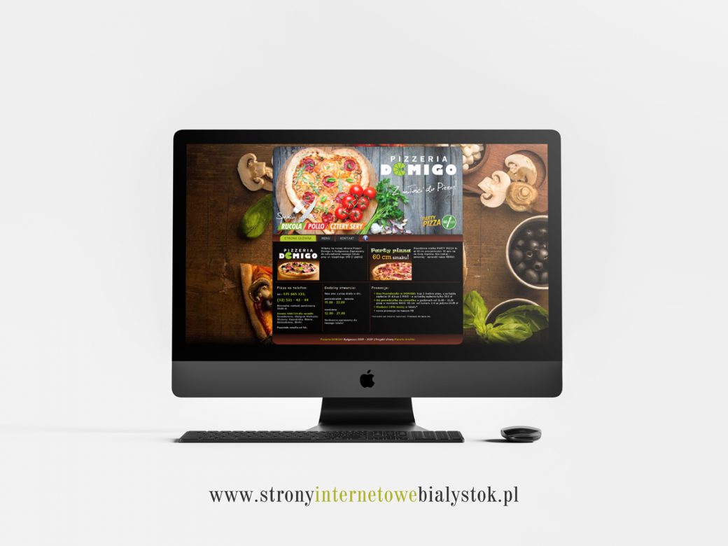 Strony Internetowe Białystok – Pizzeria Domigo